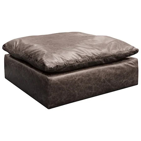 Cocktail Ottoman with Removable Pillow Top